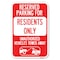 Signmission Reserved Parking Sign Reserved Parking f Heavy-Gauge Aluminum Sign, 12" x 18", A-1218-23042 A-1218-23042 - alternate 1
